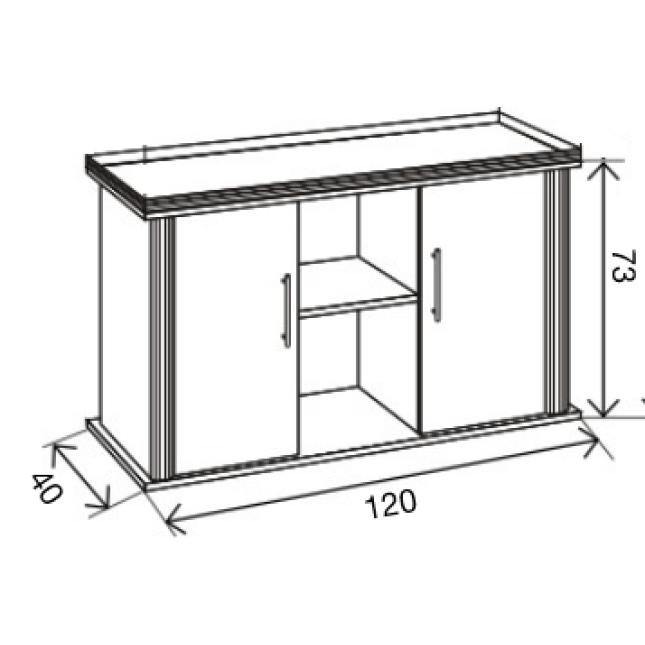 Croci wave βάση design 120 μαύρη Croci wave βάση design 120 μαύρη