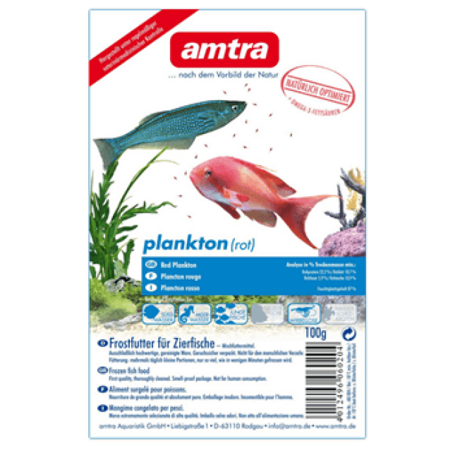 Croci amtra κατεψυγμένη τροφή blsiter plancton red 100gr Croci amtra κατεψυγμένη τροφή blsiter plancton red 100gr
