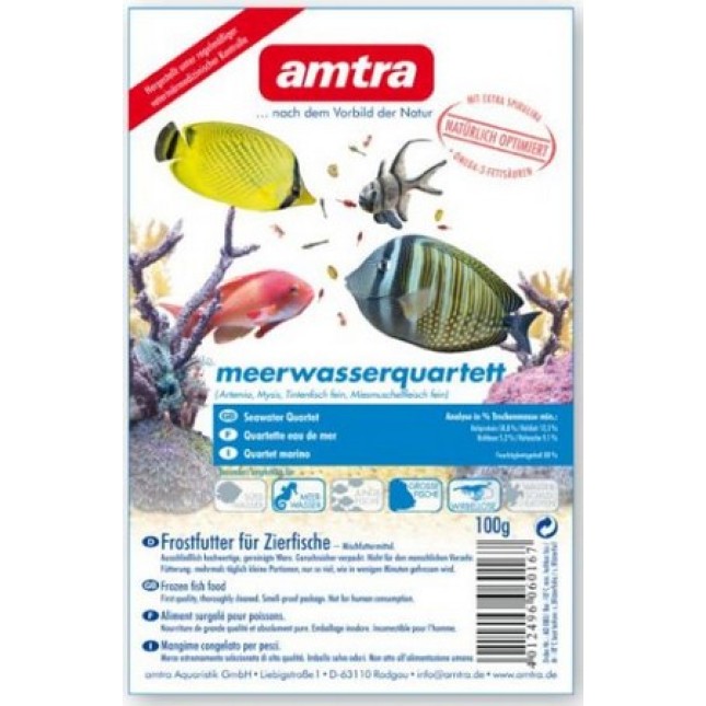 Croci amtra κατεψυγμένη τροφή blister sea quartet 100gr Croci amtra κατεψυγμένη τροφή blister sea quartet 100gr