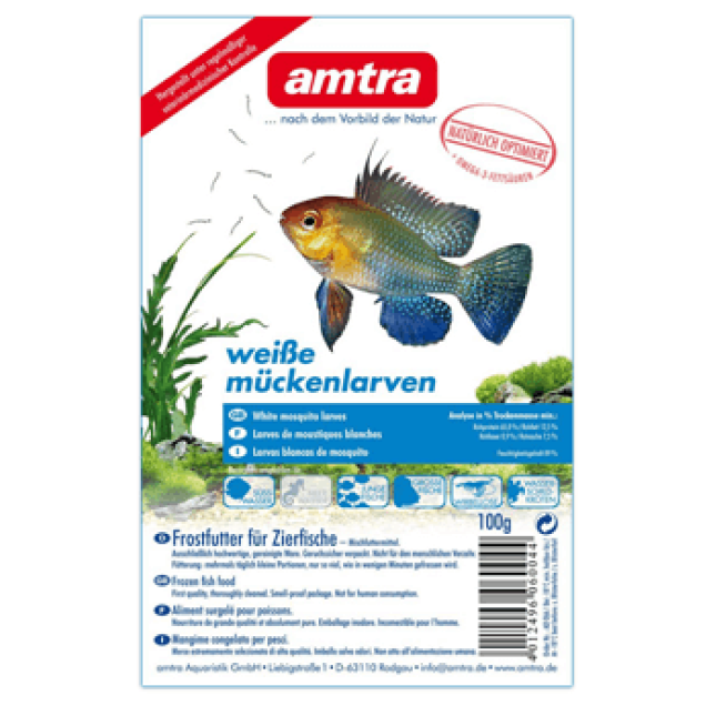 Croci amtra κατεψυγμένη τροφή blister chironomus white 100gr Croci amtra κατεψυγμένη τροφή blister chironomus white 100gr
