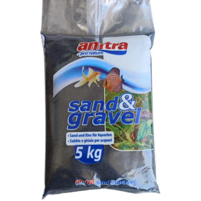 Croci amtra άμμος fine brilliant black sand 0,2-1,4mm 5kg Croci amtra άμμος fine brilliant black sand 0,2-1,4mm 5kg
