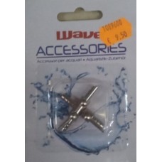 Croci wave μεταλλικό εξάρτημα cock 3 ways metal Croci wave μεταλλικό εξάρτημα cock 3 ways metal