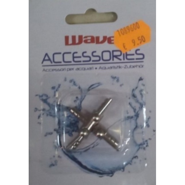 Croci wave μεταλλικό εξάρτημα cock 3 ways metal Croci wave μεταλλικό εξάρτημα cock 3 ways metal