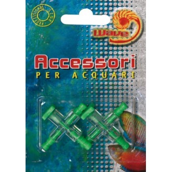 Croci wave βαλβίδα πλαστική cock 2 ways lux 2pc