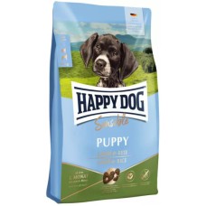 Happy Dog τροφή για κουτάβια μεσαίας + μεγάλης ράτσας, 4η εβδομάδα ως τον 7ο μήνα, με αρνί και ρύζι