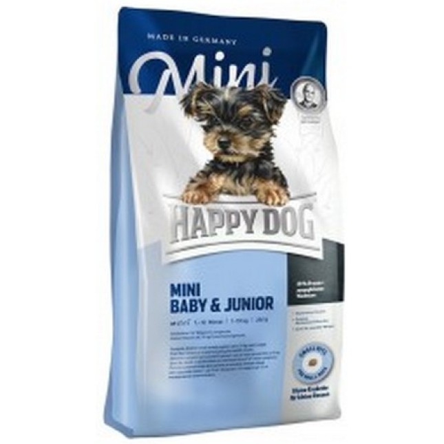 Happy Dog Mini Baby & Junior για κουτάβια μικρόσωμων φυλών με πουλερικά Happy Dog Mini Baby & Junior για κουτάβια μικρόσωμων φυλών με πουλερικά