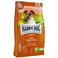 Happy Dog Mini Toscana για ενήλικα μικρόσωμα στειρωμένα σκυλιά έως 10 κιλά με πάπια