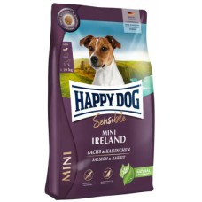 Happy Dog Mini Irland για σκυλιά >10 κιλά, με δερματικές αλλεργίες, με σολομό/κουνέλι