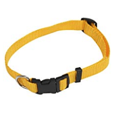 Croci adjustalbe περιλαίμιο νάιλον 16mm κίτρινο Croci adjustalbe περιλαίμιο νάιλον 16mm κίτρινο