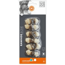 M-pets κόκκαλο κόμπος λευκός με τυλιχτή πάπια 84gr - 6τμχ M-pets κόκκαλο κόμπος λευκός με τυλιχτή πάπια 84gr - 6τμχ