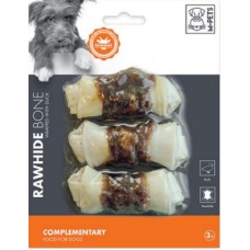 M-pets κόκκαλο κόμπος λευκός με τυλιχτή πάπια 105gr - 3τμχ M-pets κόκκαλο κόμπος λευκός με τυλιχτή πάπια 105gr - 3τμχ