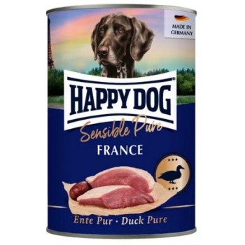 Happy Dog France Πλήρης τροφή για ενήλικους σκύλους χωρίς σιτηρά με πάπια