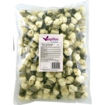 Papillon κόμποι λευκοί με ψάρι 6cm, 1kg Papillon κόμποι λευκοί με ψάρι 6cm, 1kg