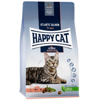 Happy Cat Εξαιρετική τροφή για ενήλικες γάτες με premium σολομό Happy Cat Εξαιρετική τροφή για ενήλικες γάτες με premium σολομό