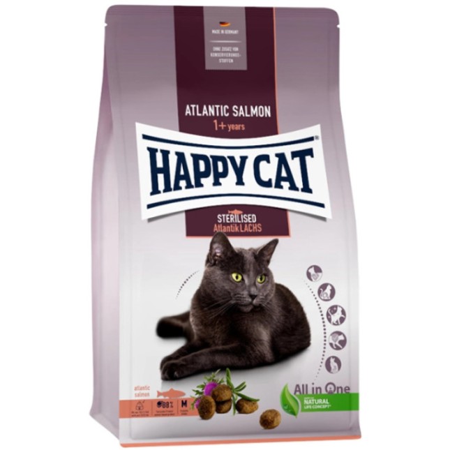 Happy Cat Supreme για στειρωμένες γάτες με σολομό