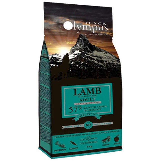 Black Olympus Ολοκληρωμένη τροφή για ενήλικους σκύλους μεσαίας φυλής με αρνί & καστανό ρύζι Black Olympus Ολοκληρωμένη τροφή για ενήλικους σκύλους μεσαίας φυλής με αρνί & καστανό ρύζι