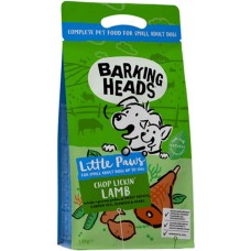 Barking πλήρης τροφή για το ενήλικο μικρόσωμο σκυλάκι σας small chop lickin αρνί και καστανό ρύζι