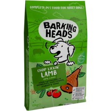 Barking πλήρης τροφή για το ενήλικο σκυλάκι σας με αρνί chop lickin