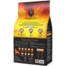 Ambrosia grain free adult κοτόπουλο & σολομός 12kg