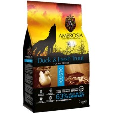 Ambrosia grain free adult πάπια & πέστροφα 12kg