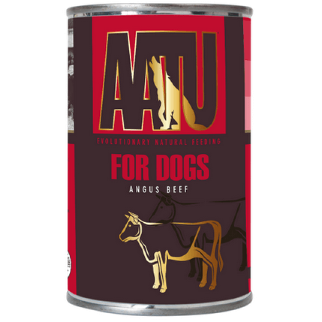 AATU κονσέρβα angus βοδινό για σκύλους 400gr