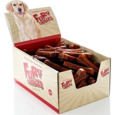 Fury Snacks συμπαγές κόκκαλο καπνιστό(χύμα),κατάλληλo για όλους τους σκύλους