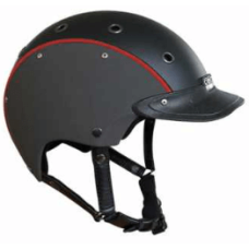 Casco κράνος ιππασίας champ helmet μαύρο/κόκκινο