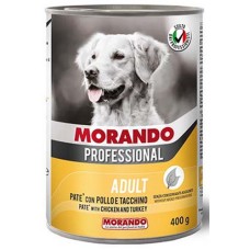 Morando professional dog πατε κοτόπουλο & γαλοπούλα 400gr Morando professional dog πατε κοτόπουλο & γαλοπούλα 400gr