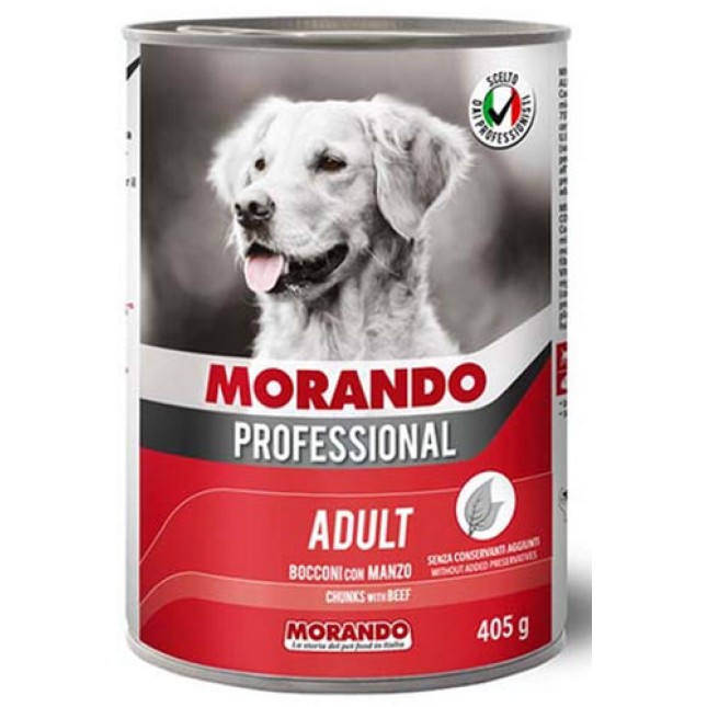 Morando professional dog κομματάκια βοδινό 405gr Morando professional dog κομματάκια βοδινό 405gr