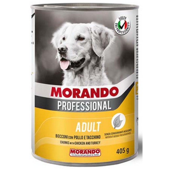 Morando professional dog κομματάκια κοτόπουλο & γαλοπούλα 405gr Morando professional dog κομματάκια κοτόπουλο & γαλοπούλα 405gr