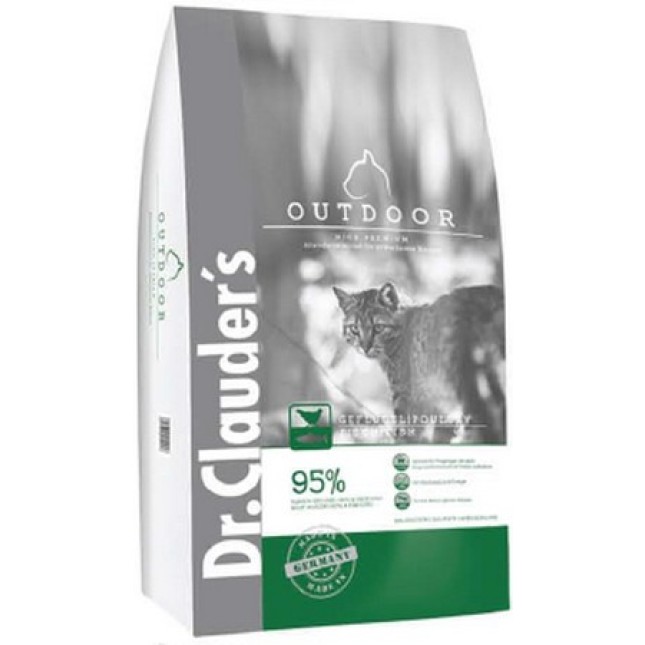 Dr Clauder High Premium Cat Outdoor πουλερικά 1,5kg Dr Clauder High Premium Cat Outdoor πουλερικά 1,5kg