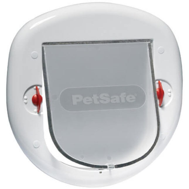 Petsafe πόρτα γάτας λευκή 4πλης λειτουργίας