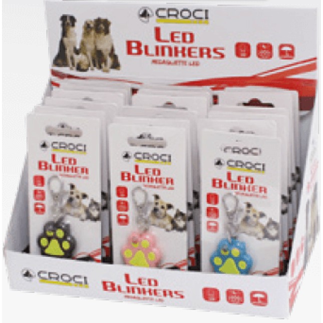 Croci φακός led για σκύλους σχήμα πατούσα Croci φακός led για σκύλους σχήμα πατούσα