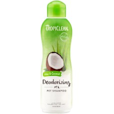 TropiClean σαμπουάν με φυσική αλόη και καρύδα για ένα λαμπερό τρίχωμα