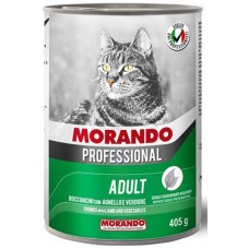 Morando professional cat κομματάκια αρνί & λαχανικά 405gr
