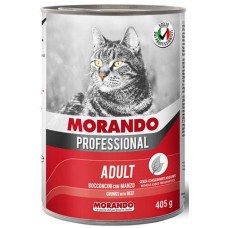 Morando professional cat κομματάκια βοδινό 405gr