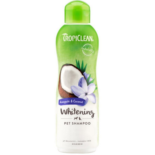 TropiClean σαμπουάν awapuhi & καρύδα για σκύλους και γάτες ενισχύει και τονίζει το λευκό τρίχωμα TropiClean σαμπουάν awapuhi & καρύδα για σκύλους και γάτες ενισχύει και τονίζει το λευκό τρίχωμα