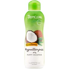 TropiClean Υποαλλεργικό σαμπουάν καρύδα σκυλάκια και γατάκια 355ml