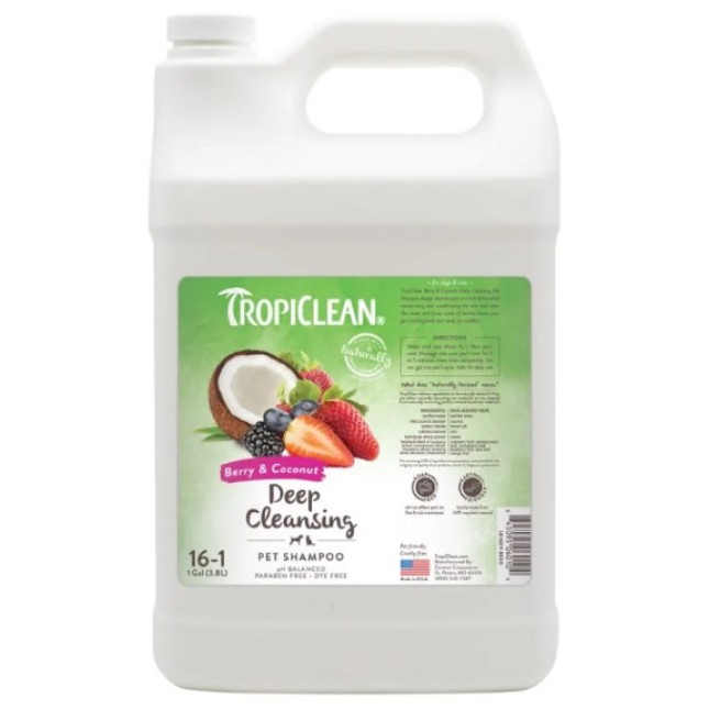 TropiClean Deep Cleaning σαμπουάν Μούρα & Καρύδα για σκύλους και γάτες TropiClean Deep Cleaning σαμπουάν Μούρα & Καρύδα για σκύλους και γάτες
