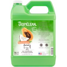 TropiClean σαμπουάν και conditioner με παπάγια & καρύδα 3.8 lt TropiClean σαμπουάν και conditioner με παπάγια & καρύδα 3.8 lt