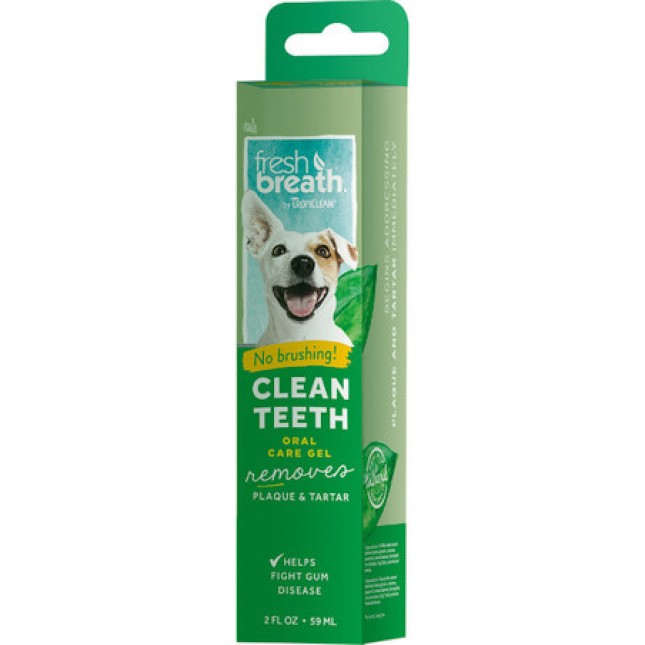 TropiClean φρέσκια αναπνοή cleanteeth gel για σκύλους 59ml