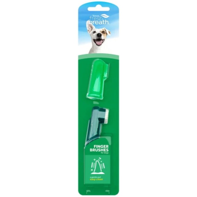 TropiClean Οδοντόβουρτσα Finger Brush one size 2τμχ TropiClean Οδοντόβουρτσα Finger Brush one size 2τμχ