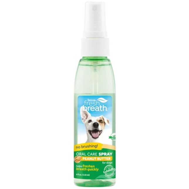 TropiClean spray για φρέσκια αναπνοή με γεύση φυστικοβούτυρο 118ml TropiClean spray για φρέσκια αναπνοή με γεύση φυστικοβούτυρο 118ml