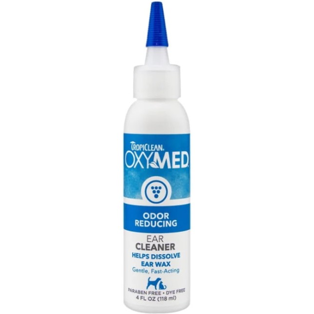 TropiClean oxy-med καθαριστικό αυτιών 118ml TropiClean oxy-med καθαριστικό αυτιών 118ml
