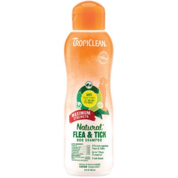 TropiClean σαμπουάν και για κουτάβια flea&tick maxstrengt 355ml