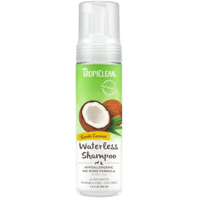 TropiClean υποαλλεργικό σαμπουάν waterless hypo  220ml