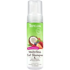 TropiClean σαµπουάν στεγνού καθαρισµού για γάτες με Μούρα & Καρύδα 220ml TropiClean σαµπουάν στεγνού καθαρισµού για γάτες με Μούρα & Καρύδα 220ml