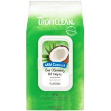 TropiClean καθαριστικά μαντηλάκια αυτιών 50τεμ