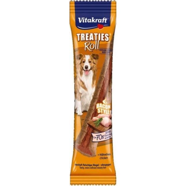 Vitakraft λιχουδιά roll κοτόπουλο bacon 1pc Vitakraft λιχουδιά roll κοτόπουλο bacon 1pc