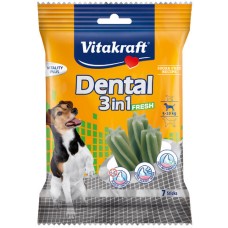 Vitakraft dental οδοντική λιχουδιά 3 in1 fresh sm